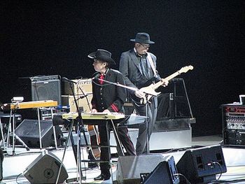 With Bob Dylan
