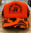 Hunters Orange Camo Trucker Hat