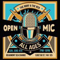 All ages open mic at Sea Change Brewery in Beaumont 