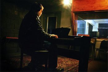 Lawrence on the piano
