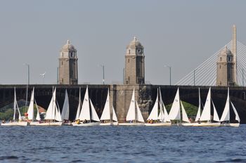 Sailing in Mercuries on the Charles River
