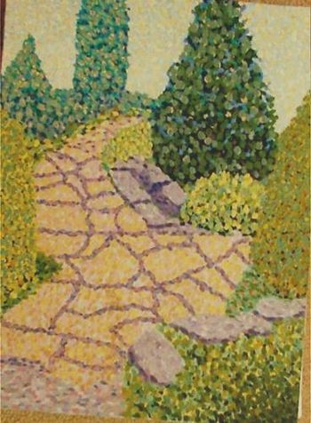Garden Path, 1994, oil on canvas
