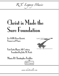 Christ is Made the Sure Foundation - Full Score and Parts