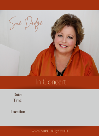 Sue Dodge Concert Poster