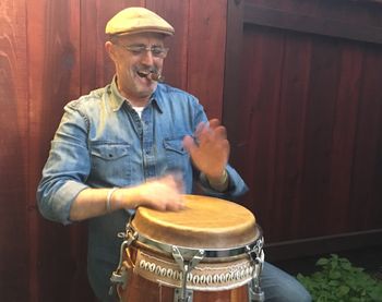 Having  Fun with my 1984 Custom made by Michel DeLaporte French drums

