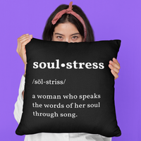 Soulstress Definition Throw Pillow