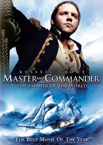 Russell Crowe played Lucky Jack Aubrey in the film adaptation of Patrick O'Brian's Master and Commander.
