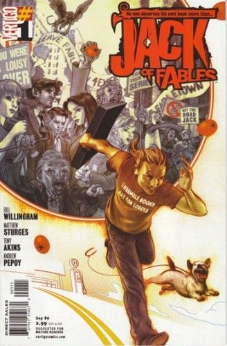 The first issue of Bill Willingham's Jack of Fables, released in 2002
