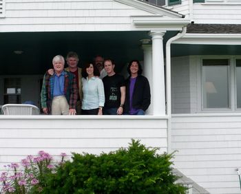 With Ted Kennedy at "The Kennedy Compound", August 2008
