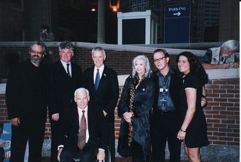 With John McDermott & Emmylou Harris in Boston at the Democratic Convention a few years back...
