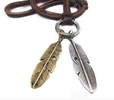 JACKD Double Feather Rock Necklace