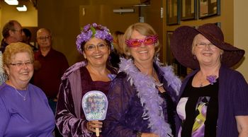 The Purple Brigade - Carol, Maddy, Carolyn & Judy
