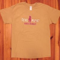Devil Music T-shirt Gold