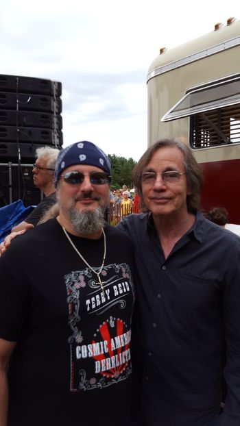 Hanging with Jackson Browne at the Dirt Farmer Festival-Woodstock NY 8/19/18
