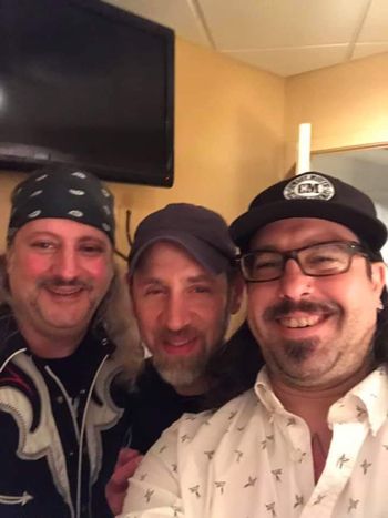 Hangin backstage at the Ram's Head, Annapolis Md, 5/5/19. With our good friend and long time engineeer Chris Petro.
