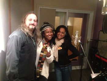 Queens Of Kush-Derelict Backing Vocalists.. Jenny Douglas-Foote and LaJuana Carter-Dent-Visionary Studios, riveredge NJ Jane 6th 2014
