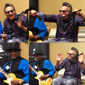 With Rick Estrin at the BMA's
