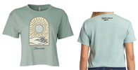 (SOLD OUT) Illuminate Crop Tee Seafoam Green Dylan Tanner Hink