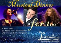 VERSCHOBEN !!!!!  auf den 26.07.2020  - Musical Dinner in der Burg Baesweiler