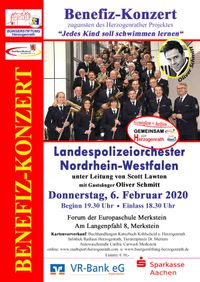 Benefiz-Konzert mit dem Landespolizeiorchester Nordrhein-Westfalen