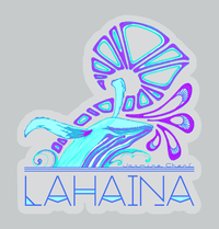 ::: Lahaina Whale Sticker :::