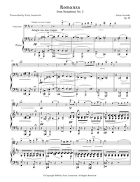 Arensky - Romanza, from Symphony No. 2 (Transcribed for Cello and Piano)