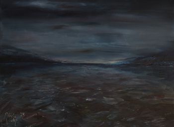 Winter Lake at Twilight, 40x30 cm, € 350,-
