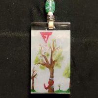 Handmade Pendant - Skinny Tree
