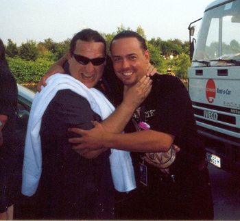 With Jon Oliva Rock Hard Fest 2003
