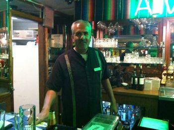 Our great bartender Martin.
