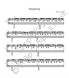 Simplicity PDF - Full Piano Transcription