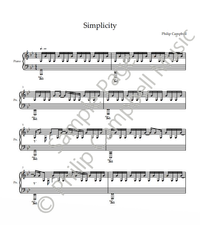 Simplicity PDF - Full Piano Transcription