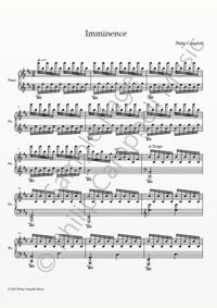 Imminence - Piano Sheet Music
