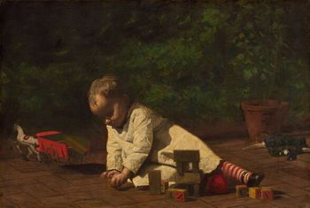 Thomas Eakins - "Baby at Play" (1876)
