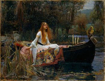 John William Waterhouse - "The Lady of Shalott" (1888)
