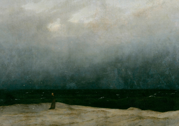 Caspar David Friedrich - "Monk by the Sea" (1808 or 1810)
