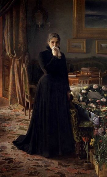 Ivan Kramskoi - "Inconsolable Grief" (1884)
