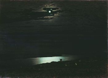 Arkhip Kuindzhi - "Moonlit Night on the Dneiper" (1882)
