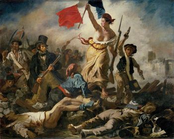Eugène Delacroix - "La liberté guidant le peuple" (1830)

