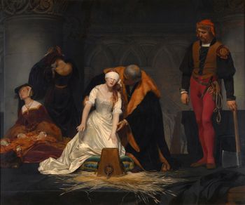 Paul Delaroche - "The Execution of Lady Jane Grey" (1833)

