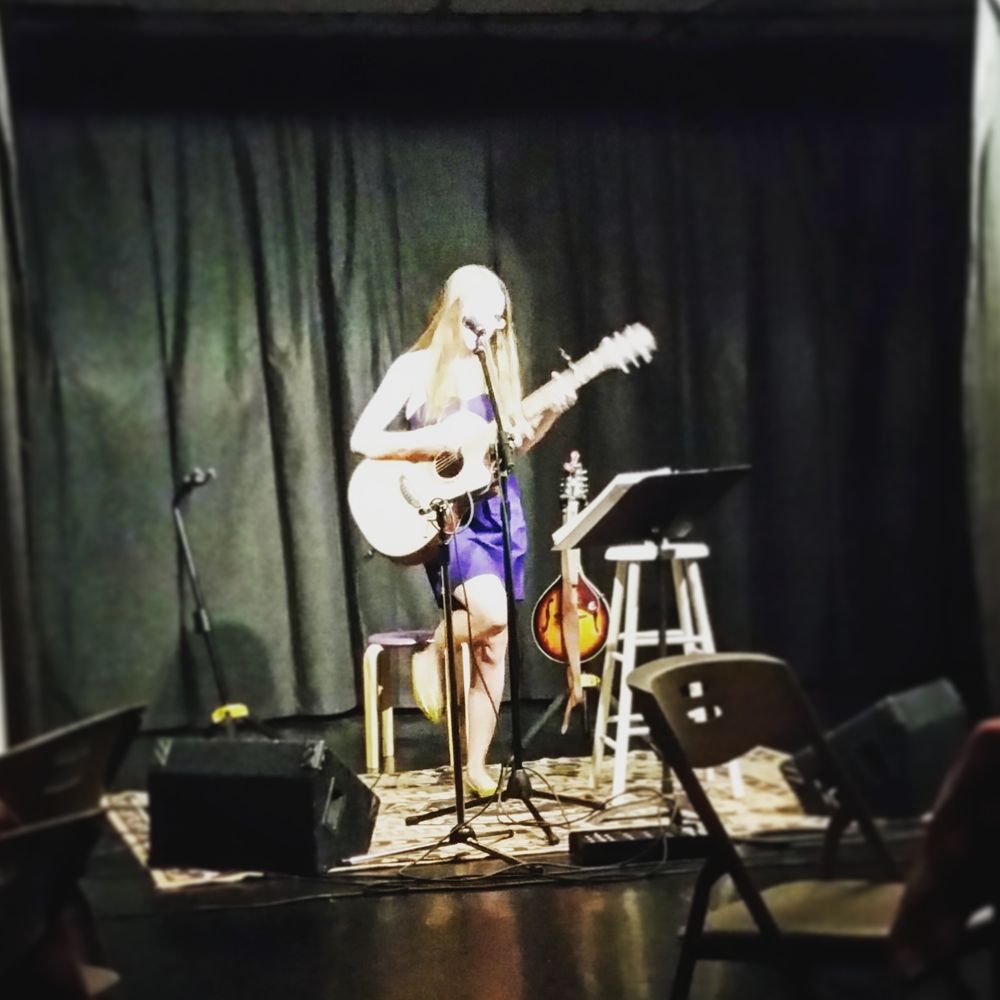 KELLY ANN on stage in Grass Valley, CA