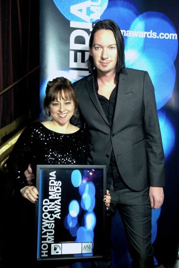 with co-writer STACY HOGAN after "DO U MISS THE HEAT?" WON BEST ADULT CONTEMPORARY SONG!

