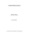 "Spring Song for Solo Piano" Sheet Music PDF
