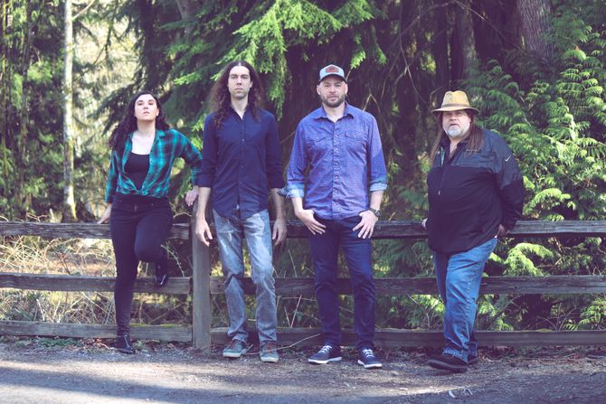 From left: Alyssa Stock, Sage Goewey, Bryan Daisley, Kelly Smith