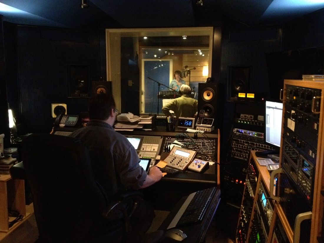 Recording session 2012 - 'In the Studio...At Last' (Blue Bear Sound - Ottawa)
