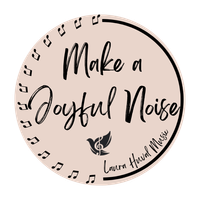 Make A Joyful Noise Round Sticker 
