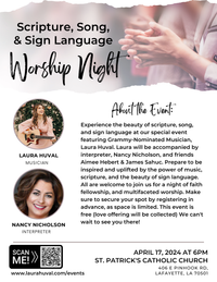 Scripture, Song, & Sign Language Worship Night