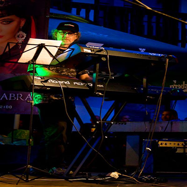 Playing Jazz Rock Fusion in Plock Poland with 3 Jazz Soldiers led by guitarist Krzysztof Misiak
