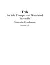Trek - Solo Trumpet and Woodwind Ensemble - Full Score and Parts (PDF)