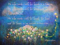 Embellished St Francis Quote